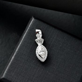 J Francis gefertigt mit SWAROVSKI- Swarovski Zirkonia Anh&auml;nger