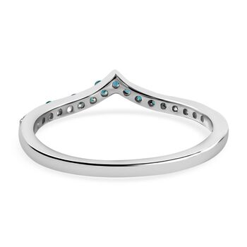 AAA Kagem Sambischer Smaragd Ringe 925 Silber rhodiniert (Gr&ouml;&szlig;e 16.00) ca. 0.26 ct