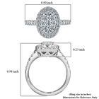 RHAPSODY - Diamant-Ring, IGI zertifiziert VS E-F, 950 Platin  ca. 1,01 ct image number 4