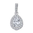 LUXURIANT DIAMOND -Lab Grown Diamant VS-EF SGL zertifiziert Anhänger 925 Silber platiniert ca. 1.00 ct
