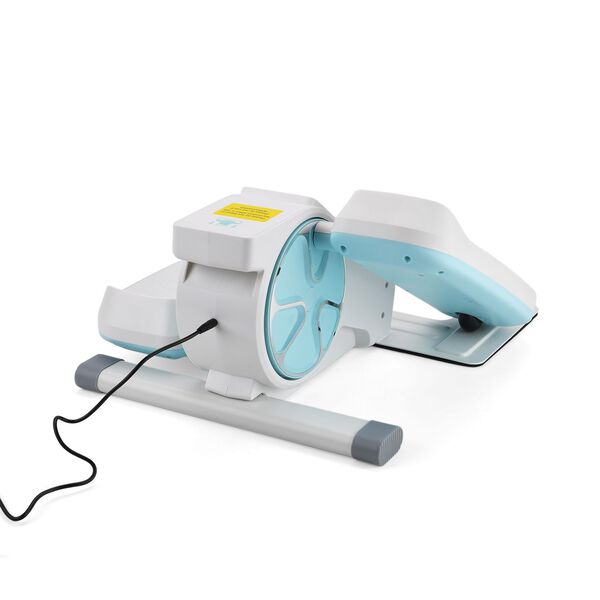 Kompakter Elektro Stepper, Anti Rutsch Pedale, Anzeige und Fernbedienung, 47 x 42 x 23.5 cm, Weiß image number 4