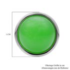 Grüne Jade Ohrringe, 925 Silber rhodiniert ca. 5,38 ct image number 4