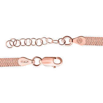 Fischgr&auml;tenarmband 18cm in vergoldetem 925er Silber