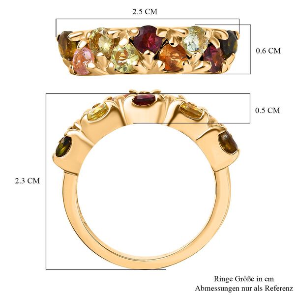 Multi-Turmalin Ring - 1,64  ct. image number 7