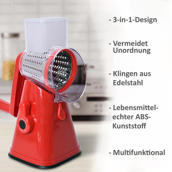 Obst- und Gemüseschneider, Rot image number 9