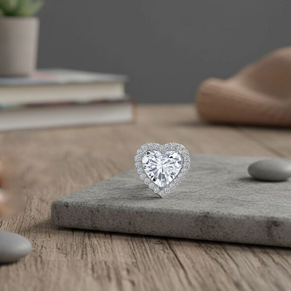 LUXURIANT IGI zertifizierter VS-EF Labor Diamant Anh&auml;nger in 950 Platin - 5,52 ct. image number 2