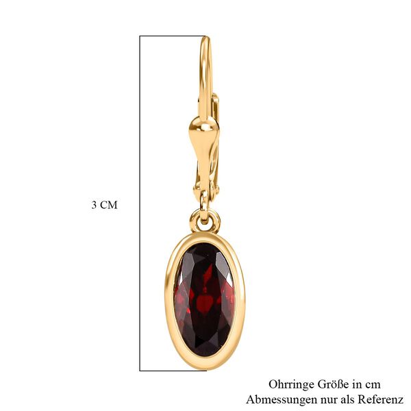 Mosambik Granat Ohrringe - 2,47 ct. image number 6