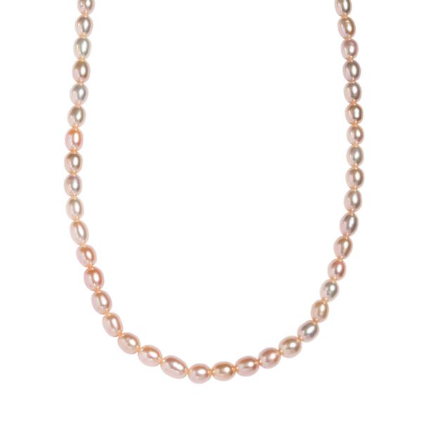 D'Joy AAA Pfirsich-S&uuml;&szlig;wasserperle 45cm Halskette
