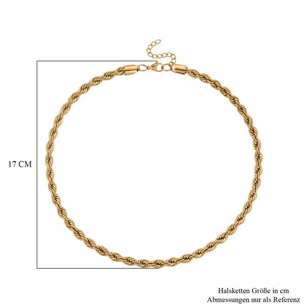 Kordelkette in Goldton, 50cm image number 6