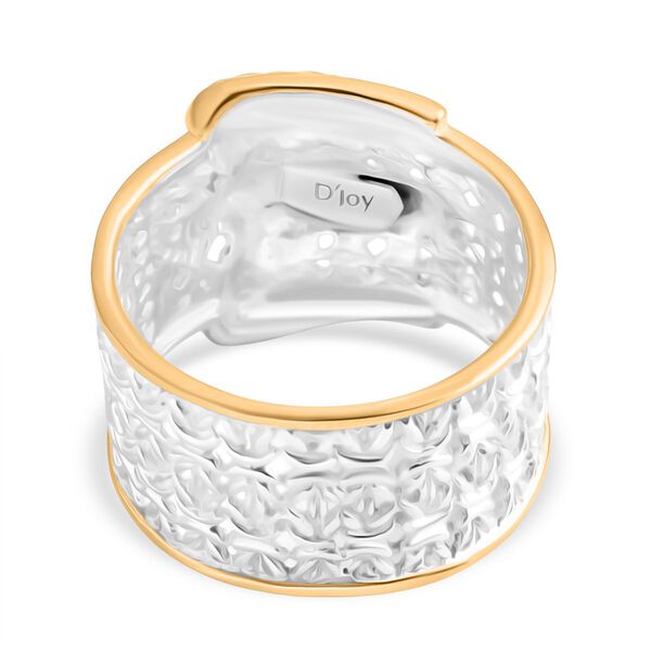 D'Joy 925 Silber Zweifarbige BeschichtungRing (Größe 18.00) ca. 6,35g image number 4