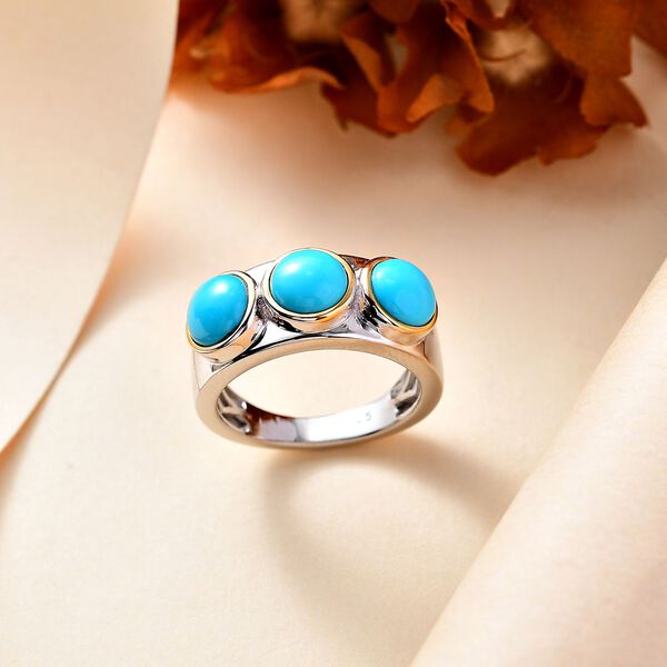 AA Sleeping Beauty Türkis Ring, ca. 2,27 ct. image number 2