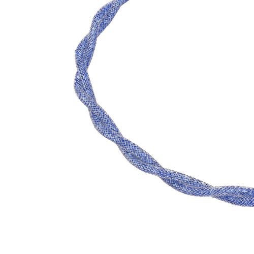 Blaue Kristall 50+5cm Halskette image number 1