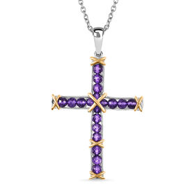 AA Afrikanischer Amethyst Schmuckset ca. 50 cm ca. 5.70 ct