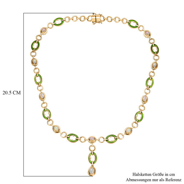 AA Natürliche, äthiopische Welo Opal-Halskette, 45 cm - 2,73 ct. image number 5