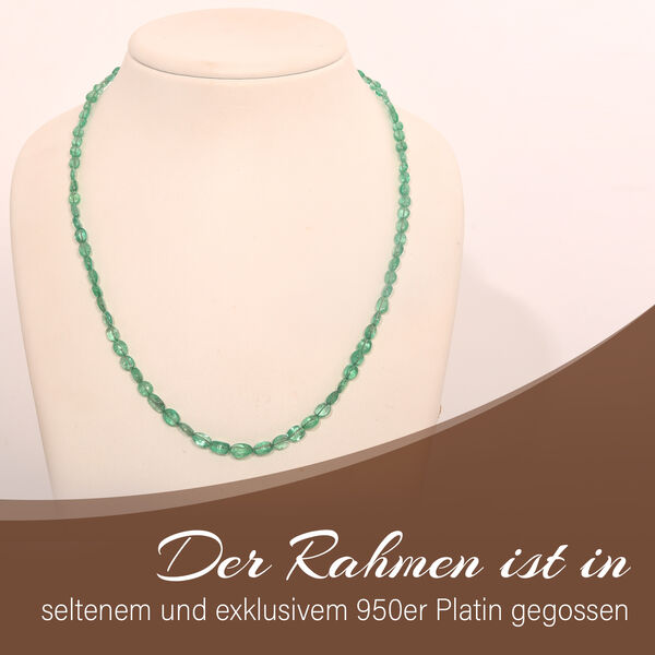 RHAPSODY AAAA Kolumbianische Smaragd-Halskette in 950 Platin, 45 cm - 40 ct. image number 3