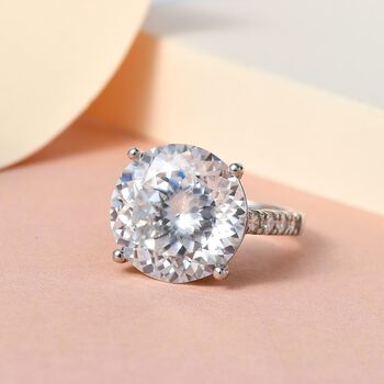 Moissanit Ring - 11,2 ct.