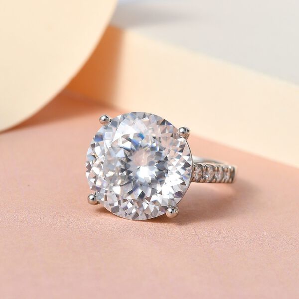 Moissanit Ring - 11,2 ct. image number 2