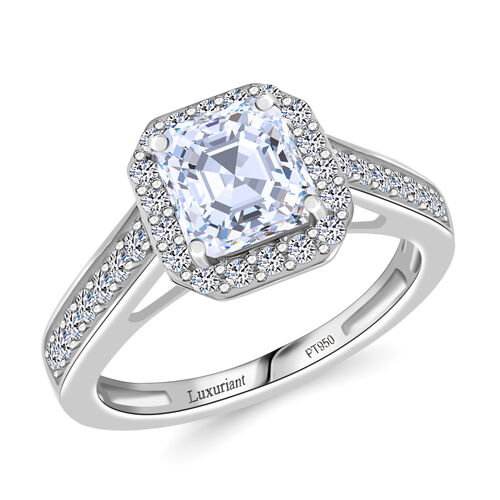 LUXURIANT DIAMOND - Lab Grown Diamant Ring 950 Platin (Größe 19.00) ca. 2.00 ct image number 3