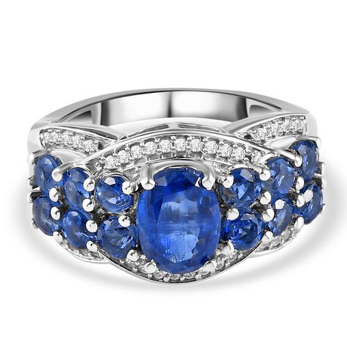Kaschmir Kyanit und Zirkon-Ring - 3,62 ct. image number 0