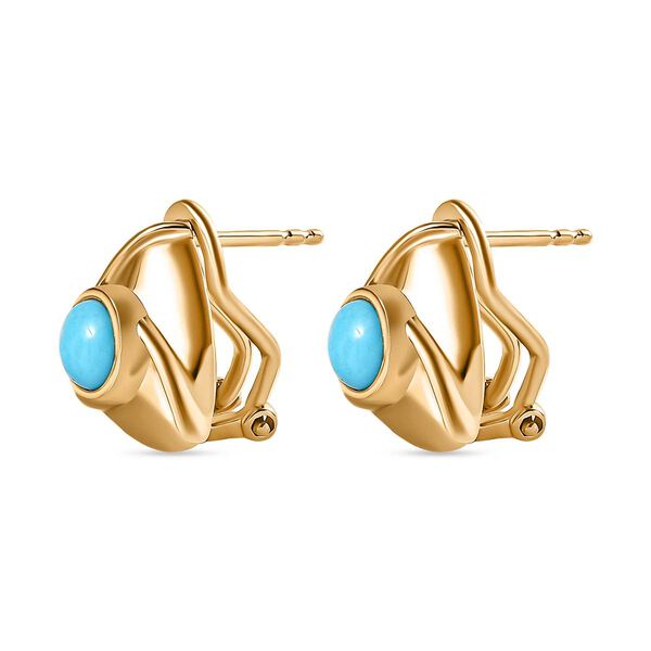 AA Sleeping Beauty Türkis Ohrringe- 1.01 ct. image number 4