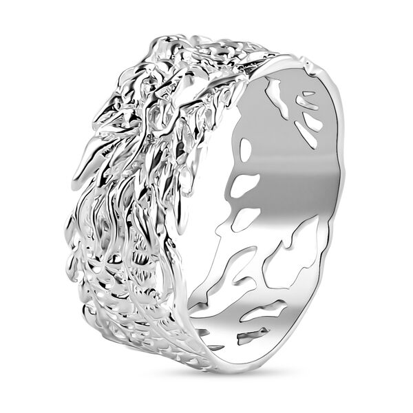Royal Bali Kollektion- 925 Silber Bandring mit Drachenmotiv image number 3