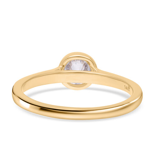 LUXURIANT DIAMOND- IGI zertifizierter SI-GH Labor Diamant Ring in 585 Gelbgold - 0,50 ct. image number 8