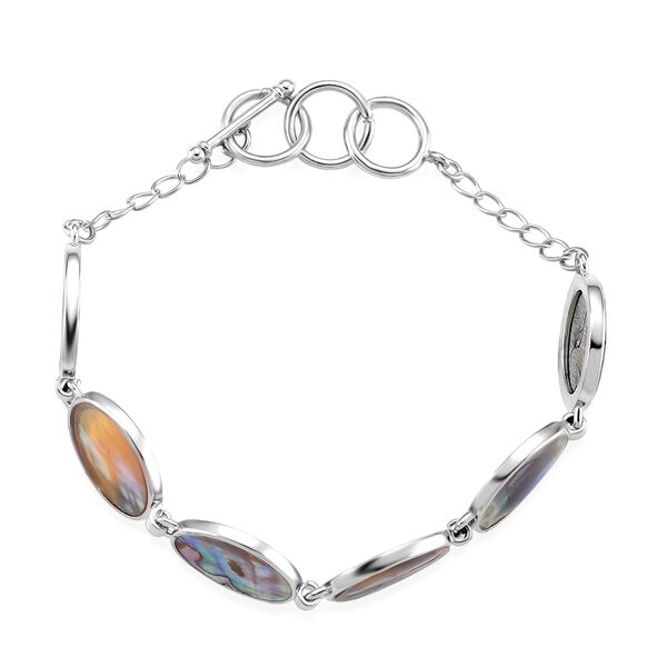 Abalone Muschel Armband ca. 19 cm mit 2.5 cm extender, Reine Legierung image number 6