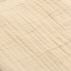 100% Musselin-Baumwolle: 3-lagige Sommerdecke, 160x200 cm, Elfenbeinfarben image number 3