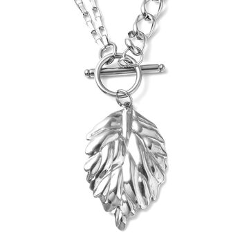 2er-Set Ohrringe und Anh&auml;nger mit Kette ca. 60 cm 316L Edelstahl