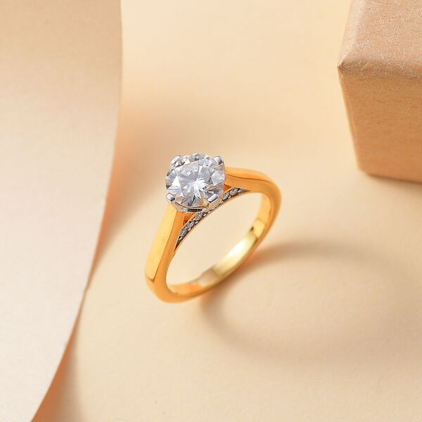 Moissanit Ring - 1,39 ct. image number 3