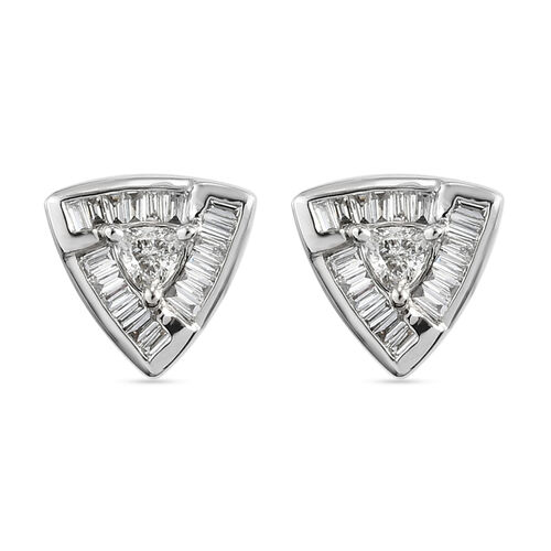 RHAPSODY Diamant-Ohrstecker, zertifiziert VS E-F, 950 Platin ca. 0,50 ct image number 0