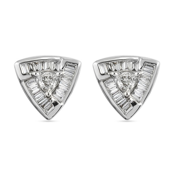 RHAPSODY Diamant-Ohrstecker, zertifiziert VS E-F, 950 Platin ca. 0,50 ct image number 0