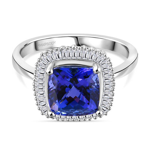 RHAPSODY AAAA Tansanit und VS EF Diamant Ring in 950 Platin - 2,80 ct. image number 0