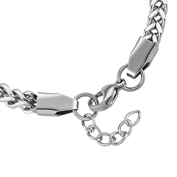 3D Spiga 20+5cm Armband in Silberton