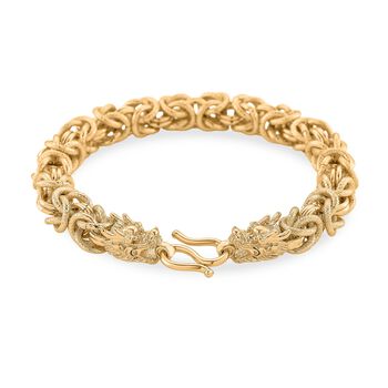 Nickelfreies Messing Armband ca. 19 cm ca. 36,60g, Goldfarben
