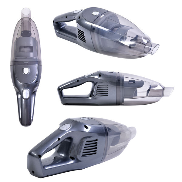 Kabelloser Handstaubsauger mit Fugen- und Nassdüse, 42,2x11,5x12,5 cm, Grau image number 4