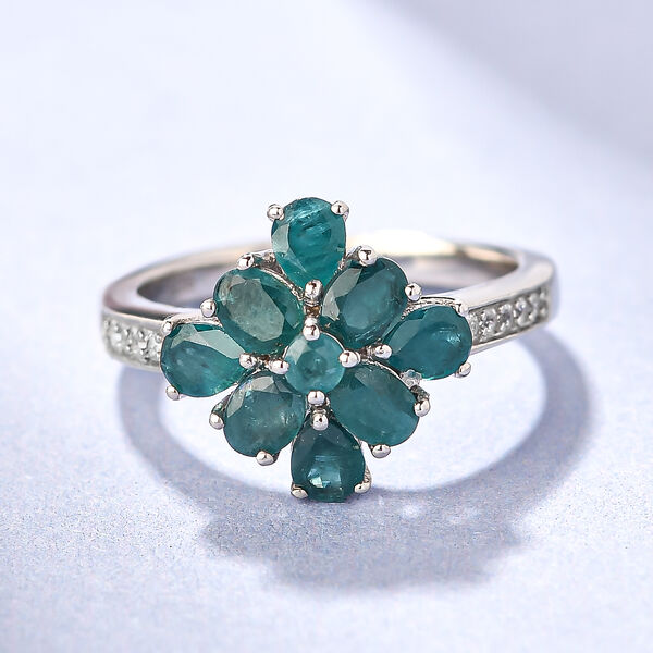 AAA Grandidierit-Ring, 925 Silber platiniert  ca. 1,45 ct image number 2