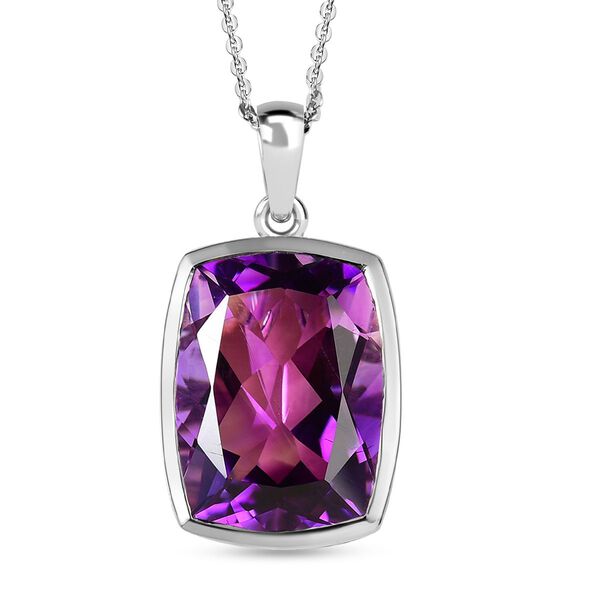 Natürlicher, marokkanischer Amethyst-Anhänger mit 50cm Kette - 10,70 ct. image number 0