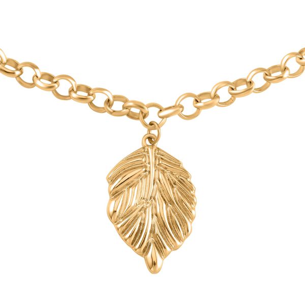 3er Set Halskette, Ohrringe, Armband ca. 20cm, goldfarben image number 3