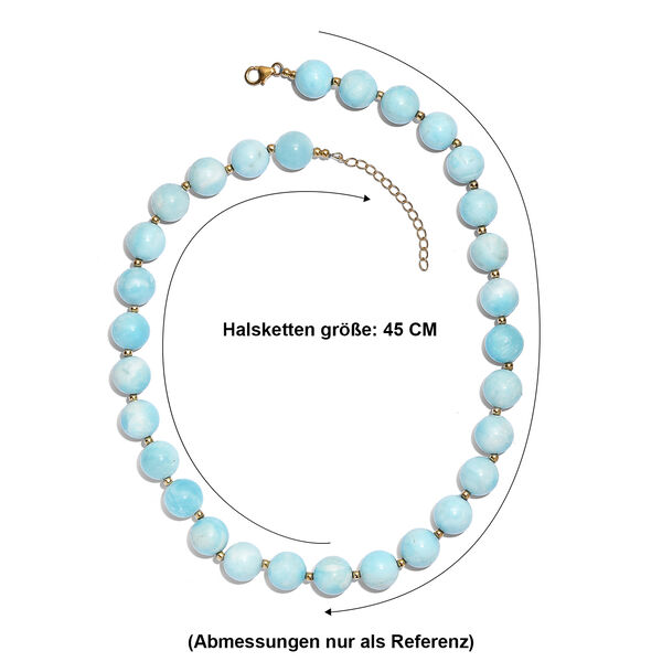 Hemimorphit 45+5cm Halskette - 400 ct. image number 5