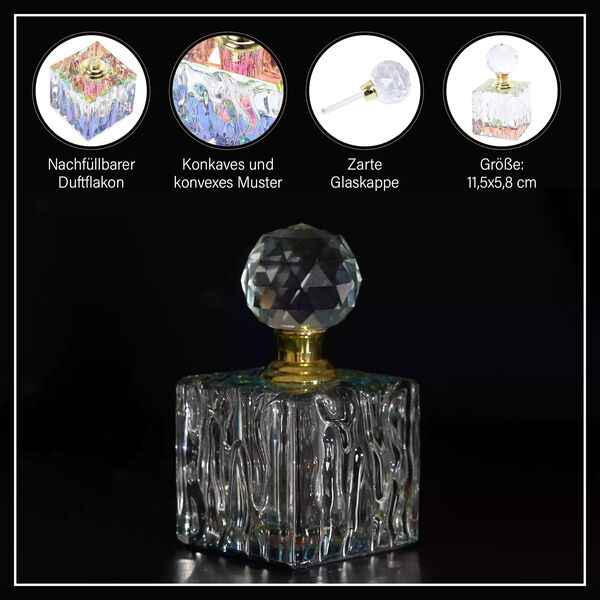The 5th Season  Kristallglas Parf&uuml;m-Flakon, Quadrat image number 6