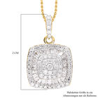 Art-déco Diamant Anhänger mit Kette- 0,50 ct. image number 3