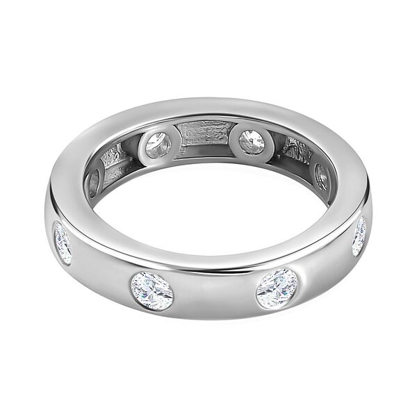 Forever in Love Moissanit Bandring in platiniertem Silber- 0,85 ct. image number 6