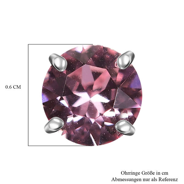 J Francis gefertigt mit SWAROVSKI Rose Swarovski Kristall Ohrringe 925 Silber platiniert image number 5