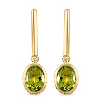 Nat&uuml;rliche Peridot Ohrh&auml;nger - 2,22 ct.