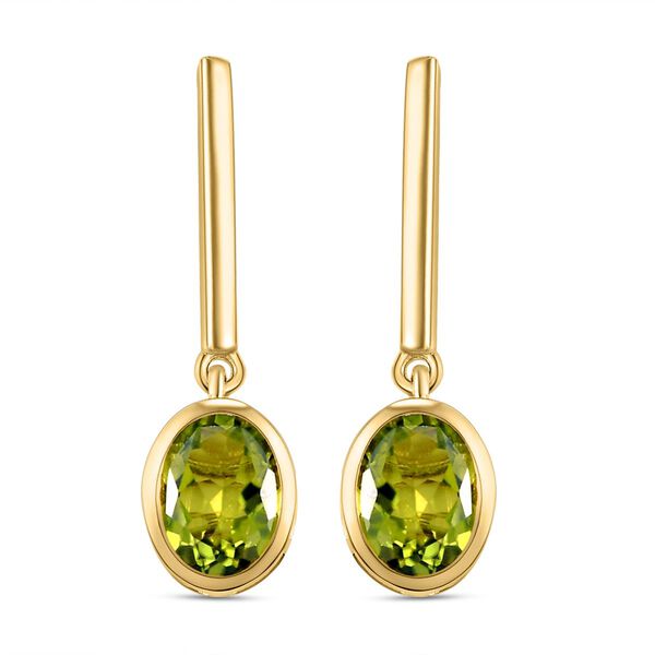 Nat&uuml;rliche Peridot Ohrh&auml;nger - 2,22 ct.