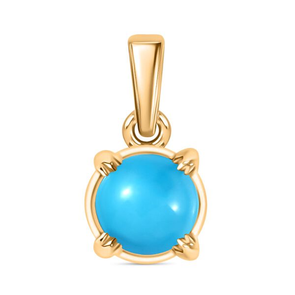 3er set- Djoy Sleeping Beauty T&uuml;rkis Schmuckset 925 Silber 750 Gelbgold Vermeil (Gr&ouml;&szlig;e 19) ca. 1.76 ct image number 5