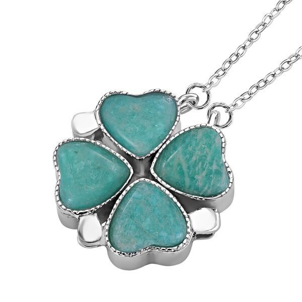 Amazonit und hellblaues Kristall 2-Wege-Schmuckset image number 4