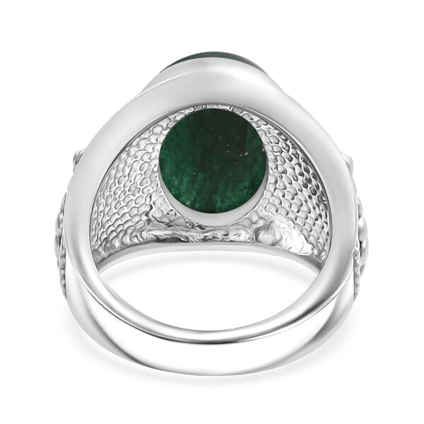 Gr&uuml;ner Aventurin-Ring - 6,56 ct. image number 6
