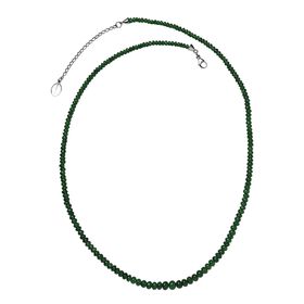 RHAPSODY zertifiziert und geprüft AAAA Tsavorit Granat Halskette in 950 Platin, 45+5cm - 50 ct.
